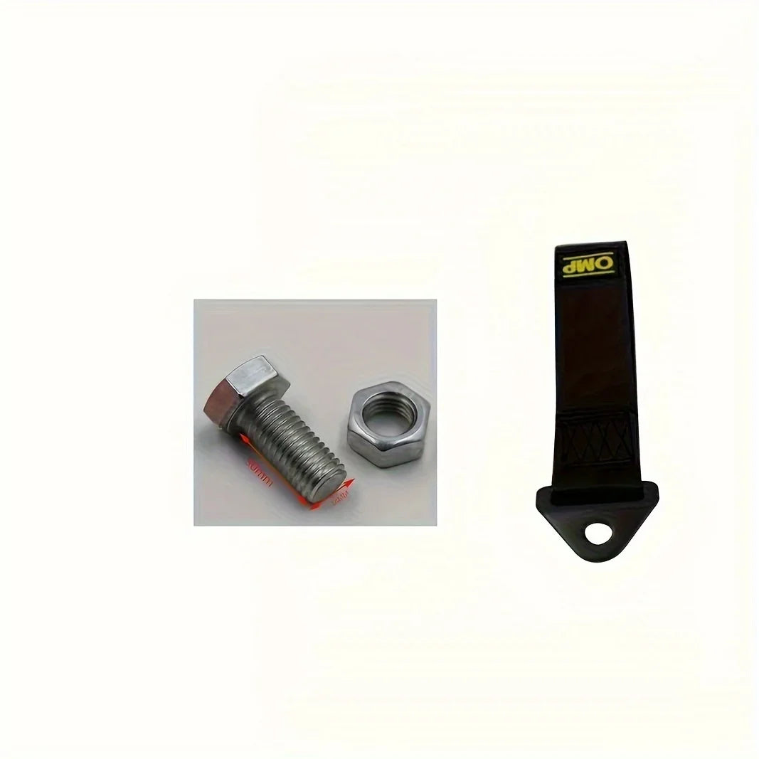 Heavy-Duty Nylon Tow Strap: Universal Car Racing Tow Ropes for Maximum Bumper Trailer Towing Strength